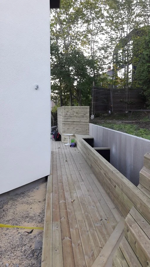 Arkitektritat uteplats